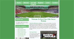 Desktop Screenshot of firstelitesoccer.com