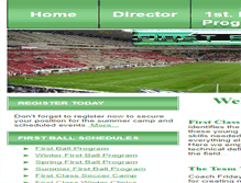 Tablet Screenshot of firstelitesoccer.com